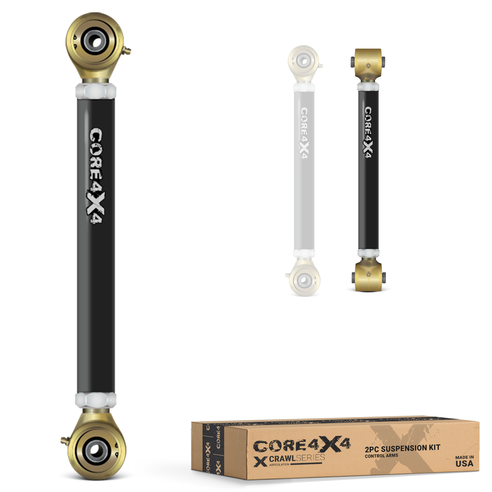 Jeep Grand Cherokee WK 05-10 2pc Crawl Series Rear Lower Adjustable Control Arms