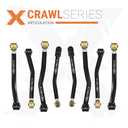 Jeep Wrangler JL / JLU 18+ 8pc Crawl Series Adjustable Control Arm Kit