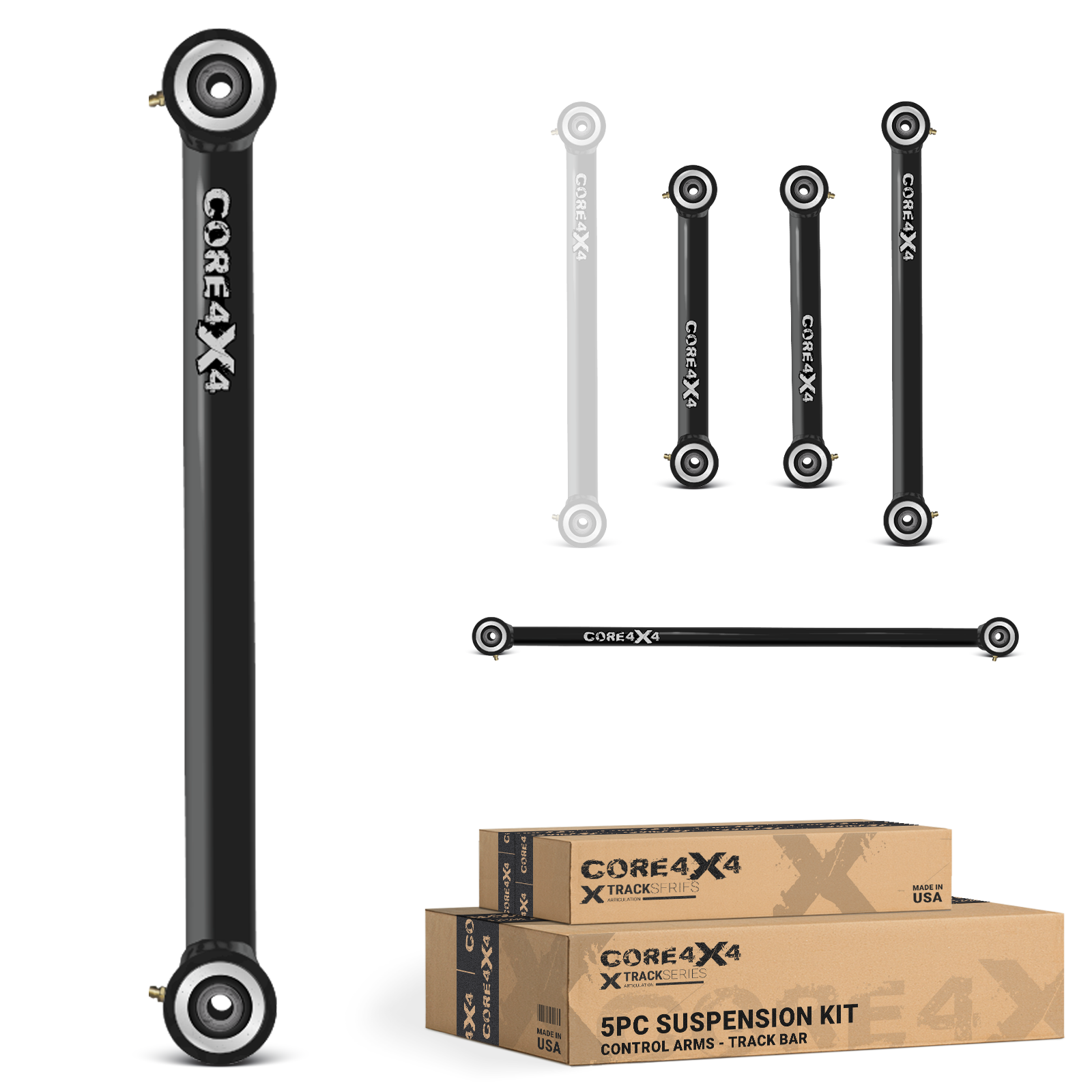 Ram 1500 09+ 5pc Track Series Rear Fixed Length Control Arm, Panhard/Track Bar Kit