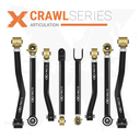 Jeep Wrangler JK / JKU 07-18 8pc Crawl Series Adjustable Control Arm Kit