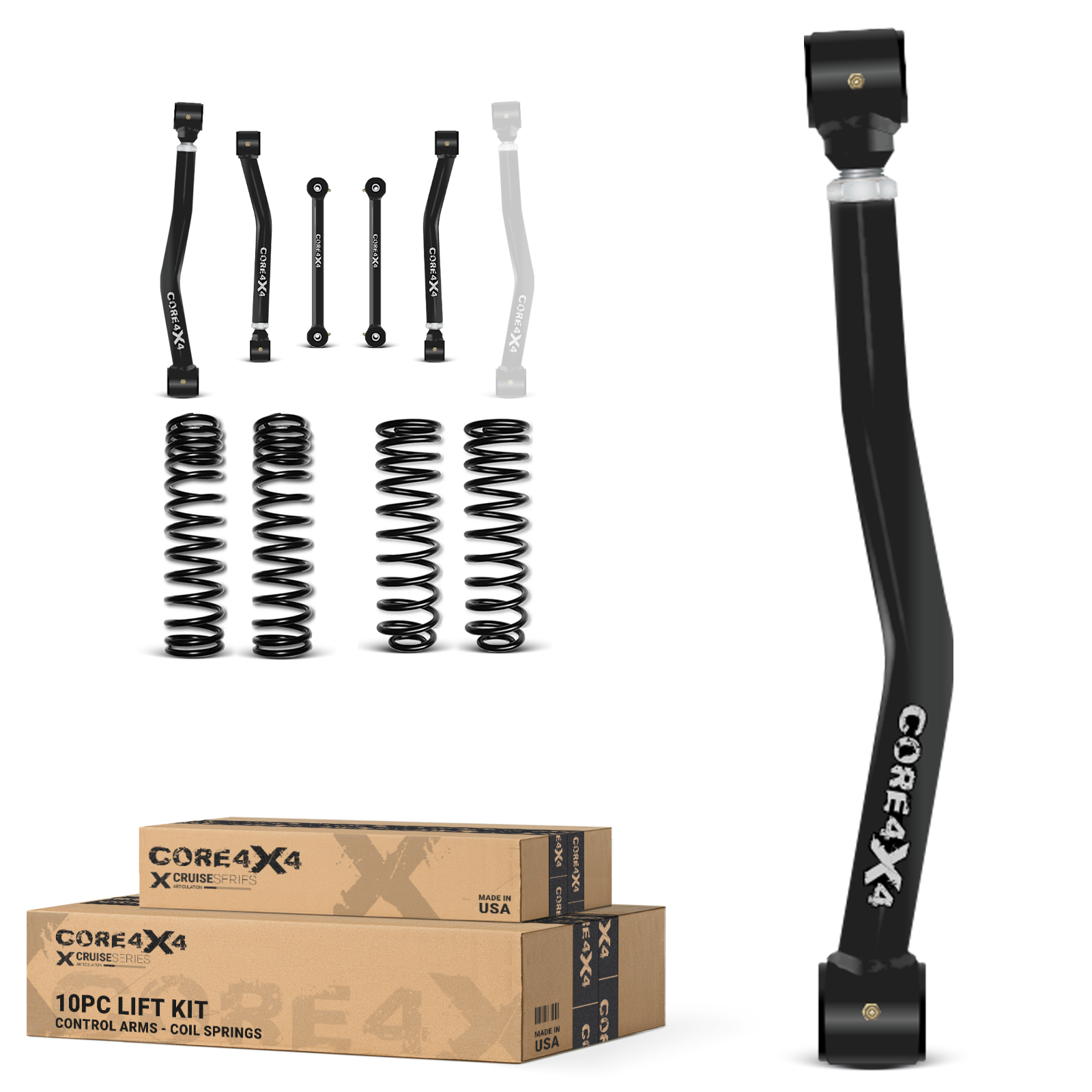 Jeep Wrangler JK / JKU 07-18 Cruise Series 1.5-2.5" Basic Lift Kit