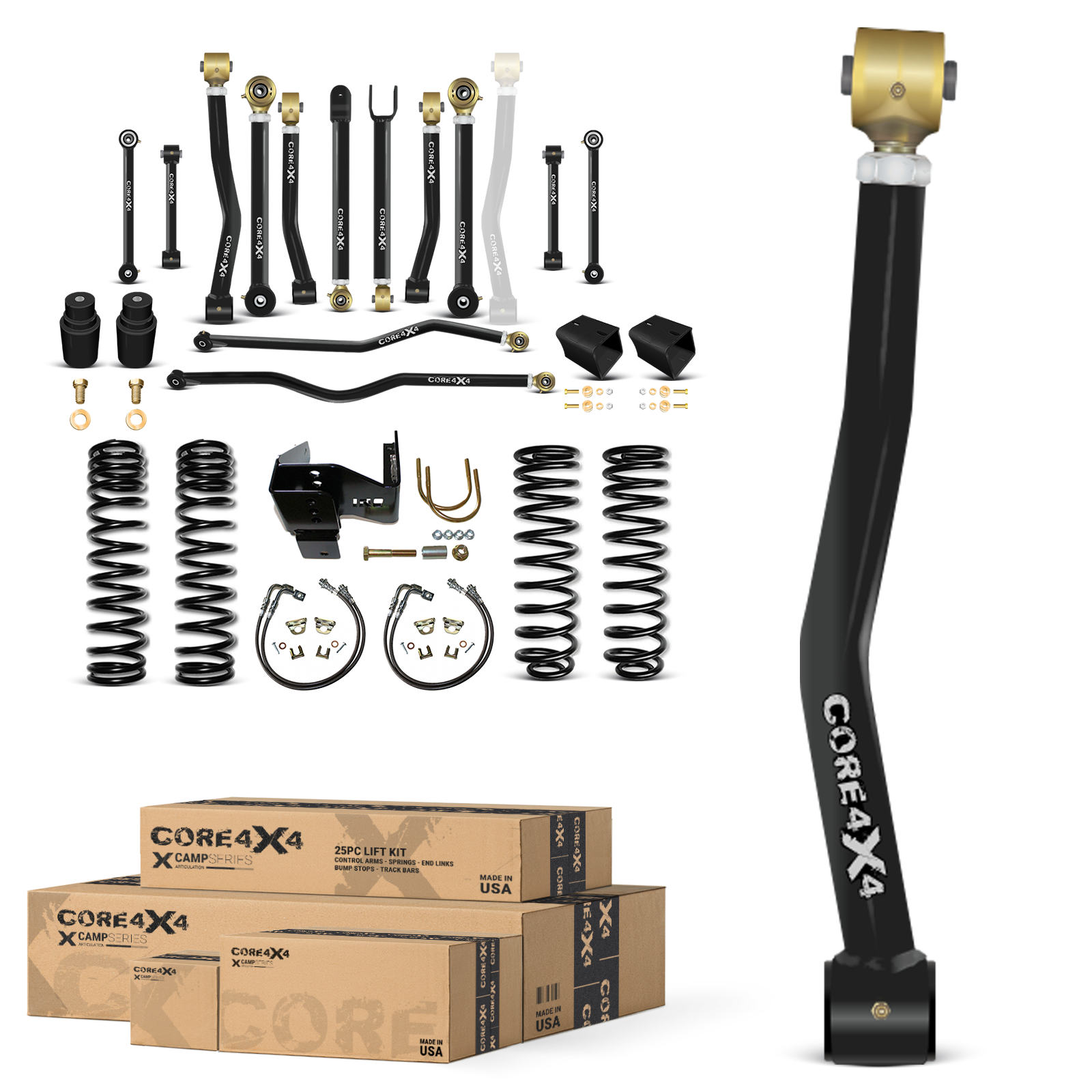 Jeep Wrangler JK / JKU 07-18 Camp Series 3.5" Lift Kit