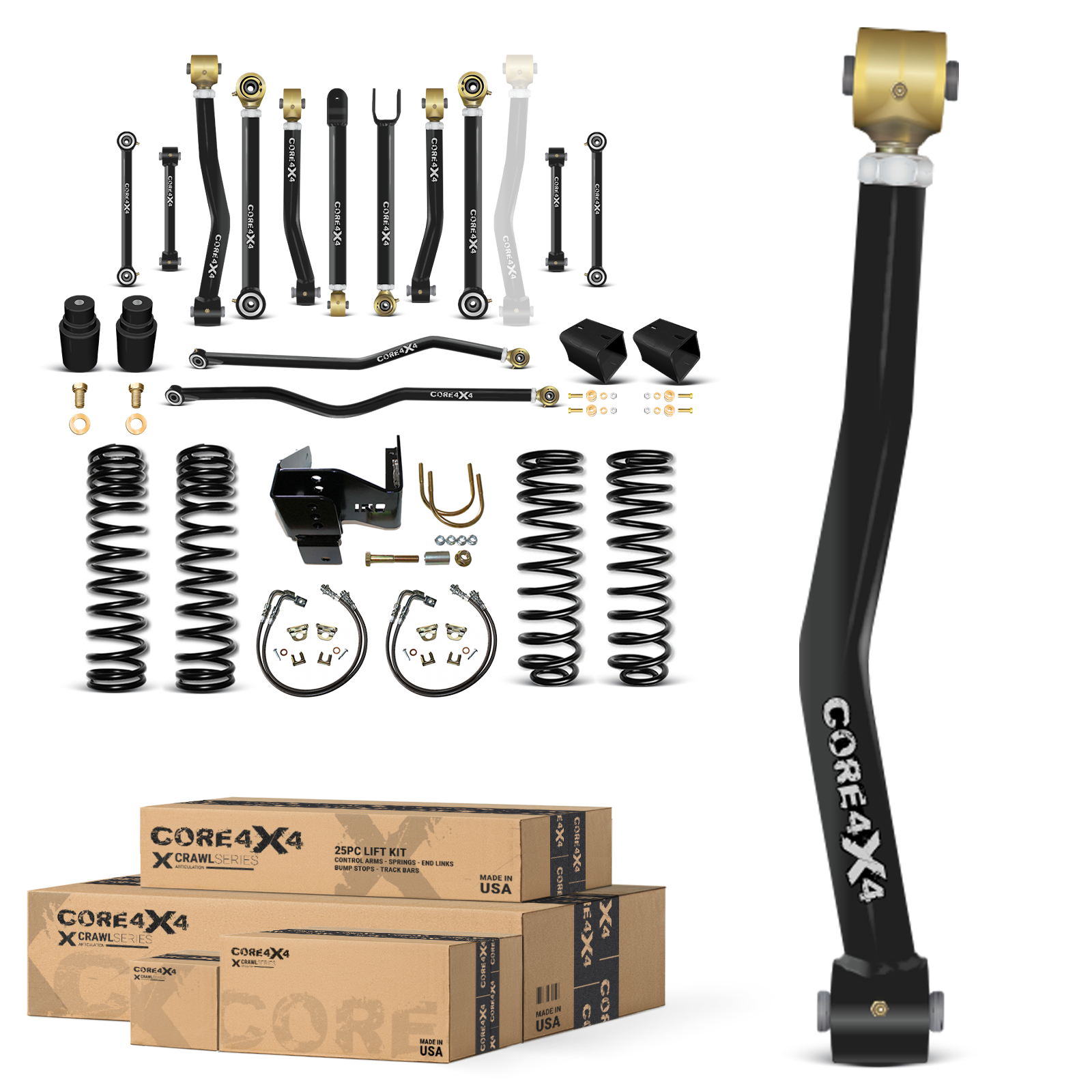 Jeep Wrangler JK / JKU 07-18 Crawl Series 3.5" Lift Kit