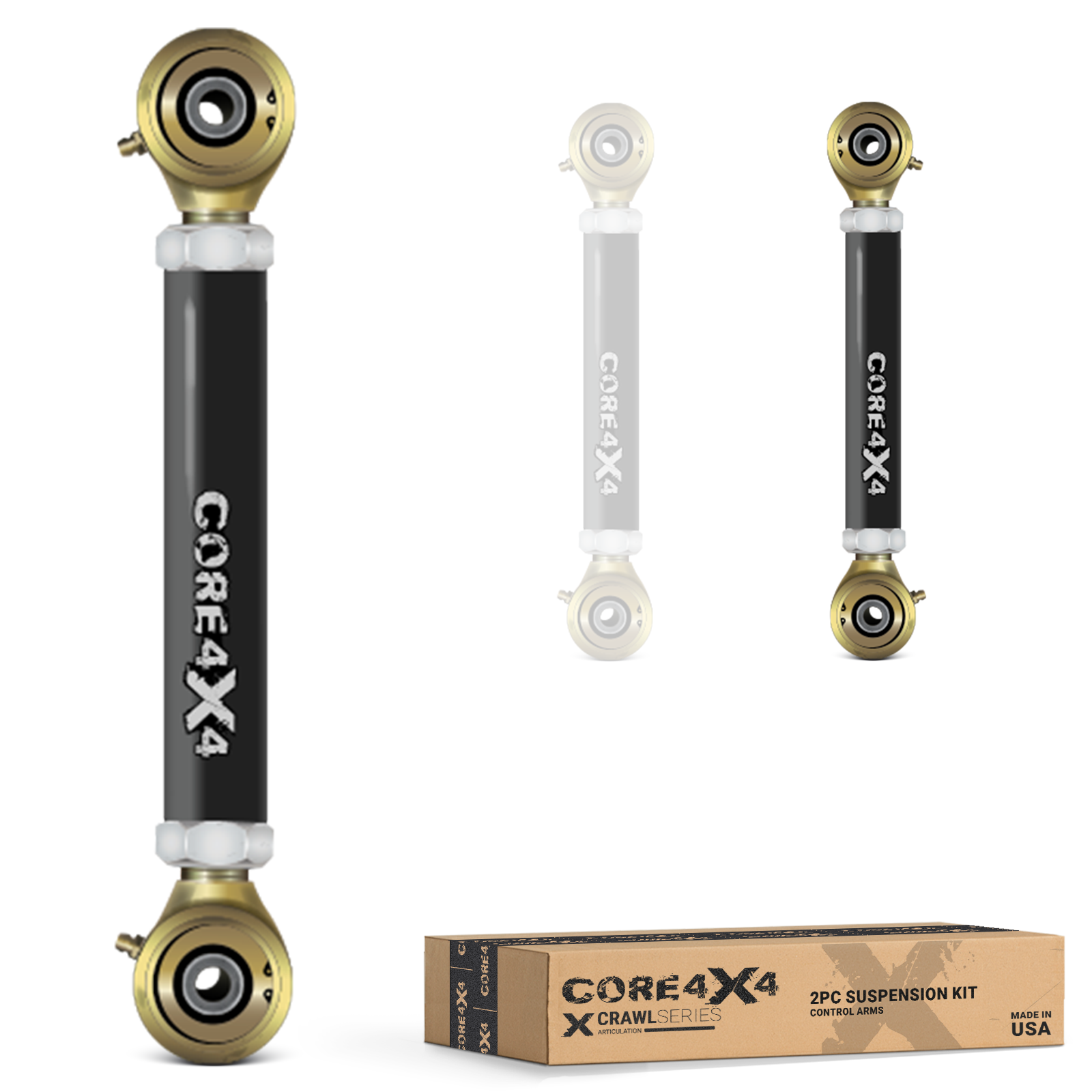 Ford Bronco 21+ 2pc Crawl Series Rear Upper Adjustable Control Arms