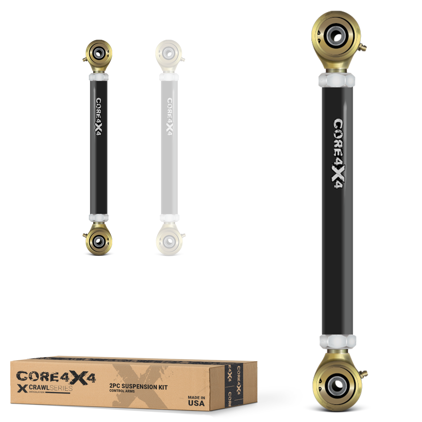 Jeep Grand Cherokee WK 05-10 2pc Crawl Series Rear Upper Adjustable Control Arms