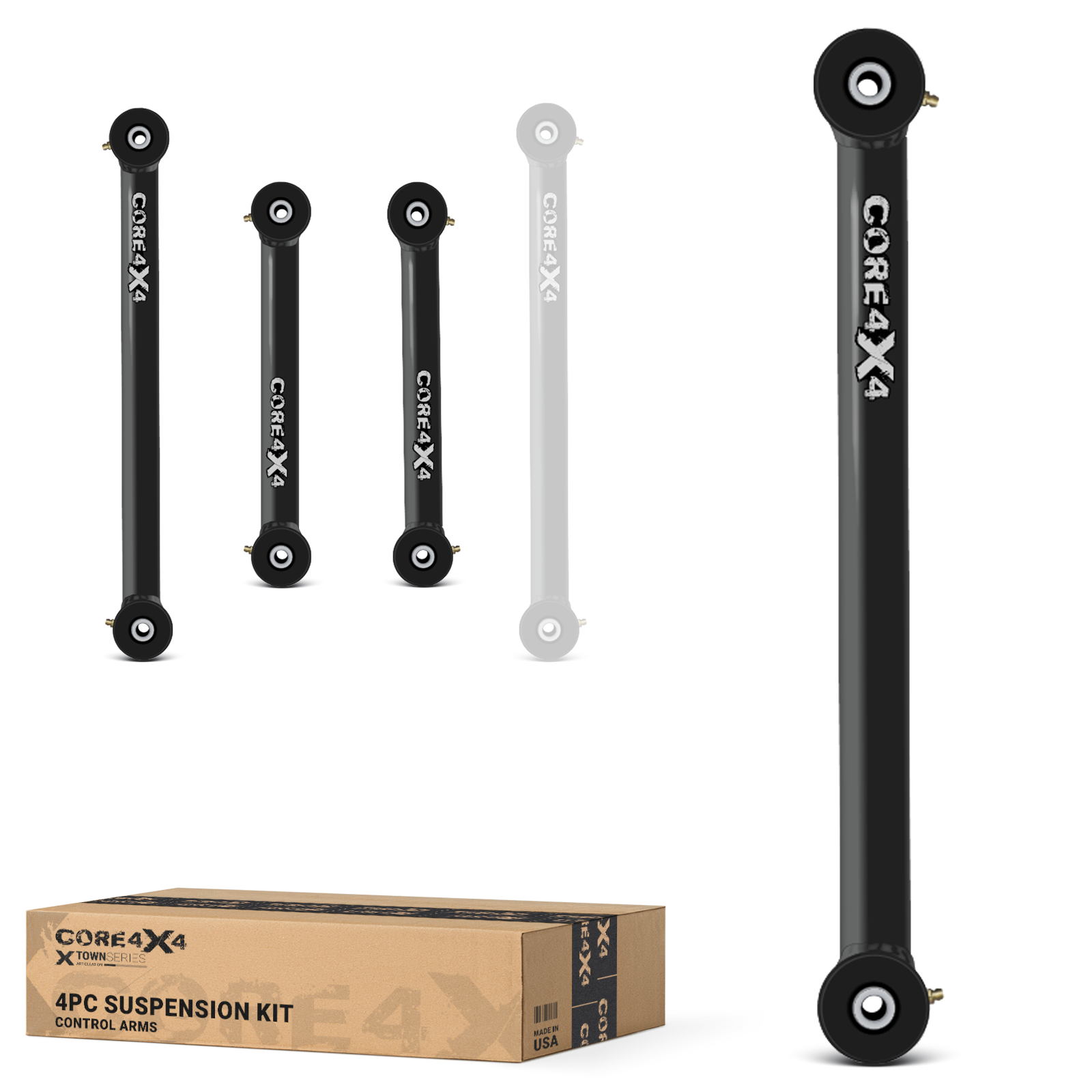 Ram 1500 09+ 4pc Town Series Fixed Length Rear Control Arm Kit