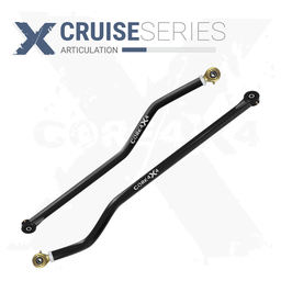 Jeep Wrangler JL / JLU 18+ 2pc Cruise Series Front, Rear Adjustable Track Bar Kit