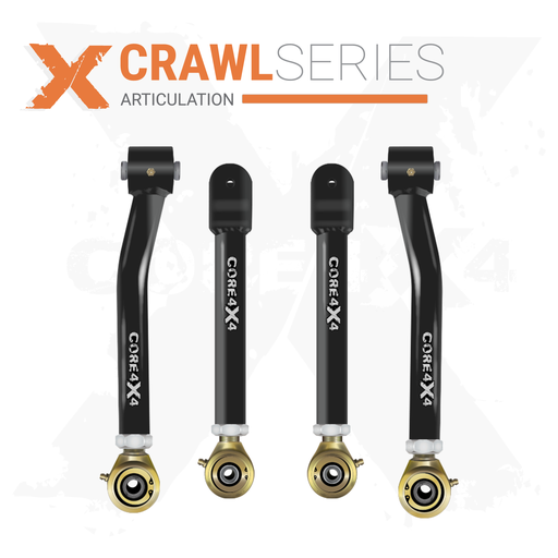 [CRL-J-WJ-FS4] Jeep Grand Cherokee WJ 99-04 4pc Crawl Series Front Adjustable Control Arm Kit