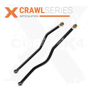 Jeep Wrangler JK / JKU 07-18 2pc Crawl Series Front, Rear Adjustable Track Bar Kit