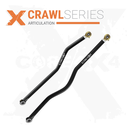Jeep Wrangler JK / JKU 07-18 2pc Crawl Series Front, Rear Adjustable Track Bar Kit