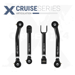 Jeep Grand Cherokee ZJ 93-98 4pc Cruise Series Front Adjustable Control Arm Kit