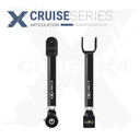 Jeep Cherokee XJ 84-01 MJ 86-92 2pc Cruise Series Front Upper Adjustable Control Arms