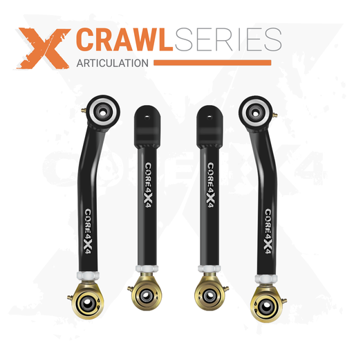 [CRL-J-ZJ-FS4] Jeep Grand Cherokee ZJ 93-98 4pc Crawl Series Front Adjustable Control Arm Kit