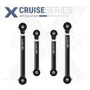 Jeep Grand Cherokee ZJ 93-98 4pc Cruise Series Rear Adjustable Control Arm Kit