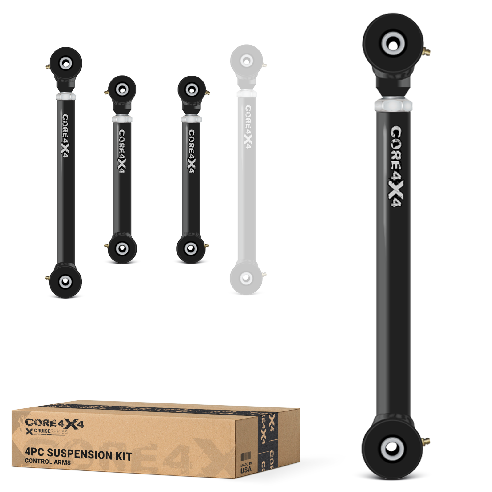 Jeep Grand Cherokee ZJ 93-98 4pc Cruise Series Rear Adjustable Control Arm Kit