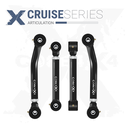 Jeep Wrangler TJ 97-06 LJ 04-06 4pc Cruise Series Rear Adjustable Control Arm Kit