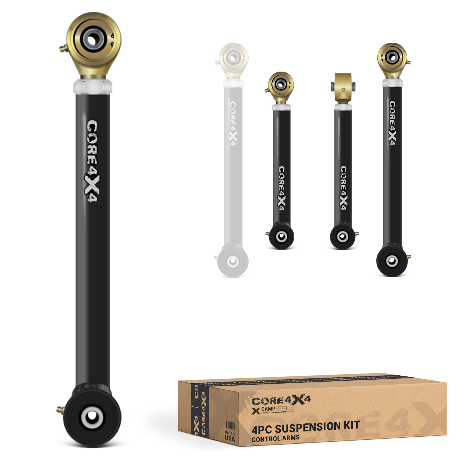 Jeep Grand Cherokee ZJ 93-98 4pc Camp Series Rear Adjustable Control Arm Kit