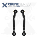 Jeep Wrangler TJ 97-06 LJ 04-06 2pc Cruise Series Front Lower Adjustable Control Arms