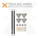 Universal 2pc Universal Heavy-Duty Adjustable Trailing Arms