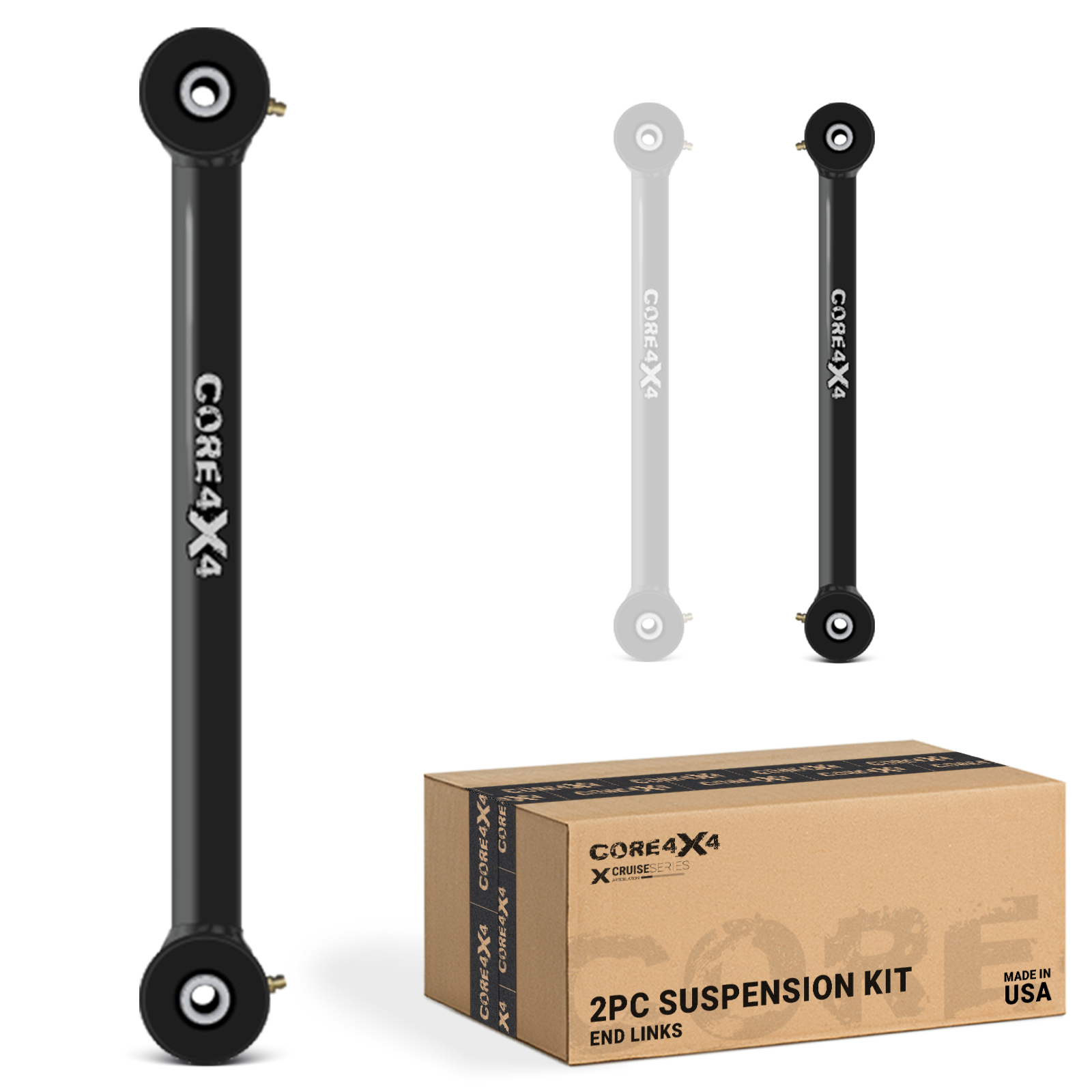 Jeep Wrangler JL / JLU 18+ 2pc Cruise Series Rear Fixed Length End Links