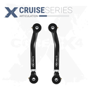 Jeep Wrangler TJ 97-06 LJ 04-06 2pc Cruise Series Rear Lower Adjustable Control Arms
