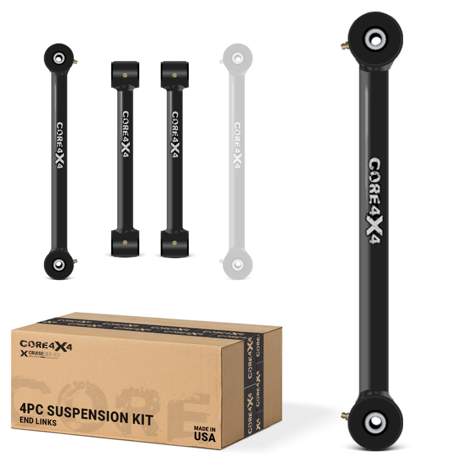 Jeep Gladiator JT 20+ 4pc Cruise Series Fixed Length End Link Kit