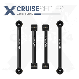 Jeep Wrangler JK / JKU 07-18 4pc Cruise Series Fixed Length End Link Kit