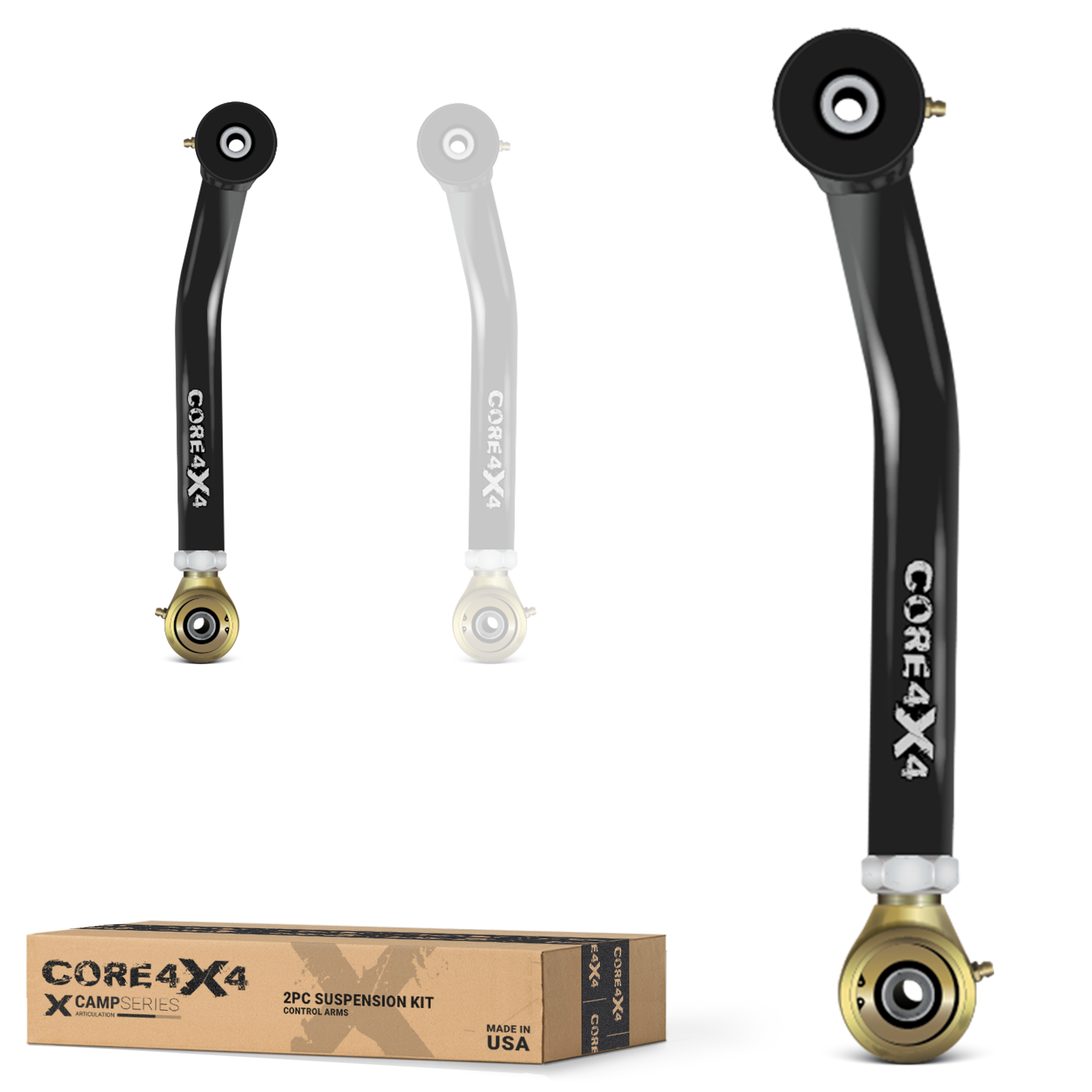 Jeep Wrangler TJ 97-06 LJ 04-06 2pc Camp Series Rear Lower Adjustable Control Arms
