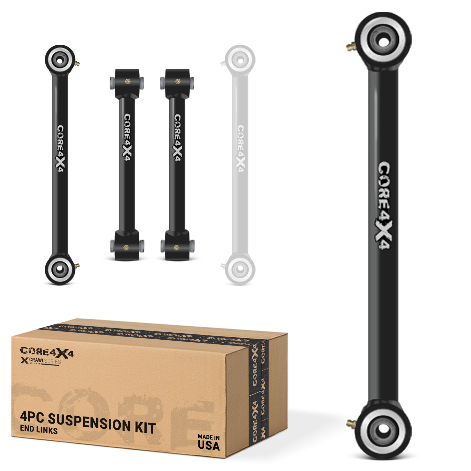 Jeep Gladiator JT 20+ 4pc Crawl Series Fixed Length End Link Kit