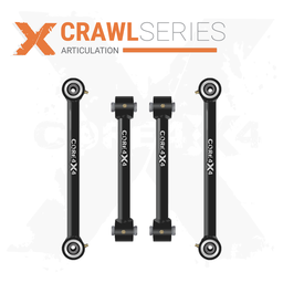 Jeep Wrangler JK / JKU 07-18 4pc Crawl Series Fixed Length End Link Kit