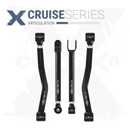 Jeep Wrangler JK / JKU 07-18 4pc Cruise Series Front Adjustable Control Arm Kit