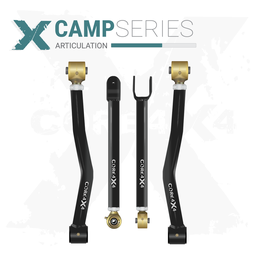 Jeep Wrangler JK / JKU 07-18 4pc Camp Series Front Adjustable Control Arm Kit