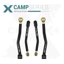 Jeep Wrangler JL / JLU 18+ 4pc Camp Series Front Adjustable Control Arm Kit