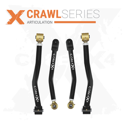Jeep Wrangler JL / JLU 18+ 4pc Crawl Series Front Adjustable Control Arm Kit
