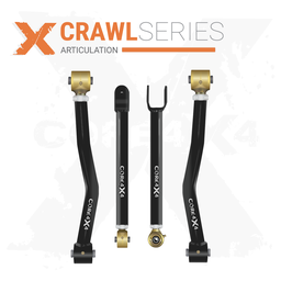 Jeep Wrangler JK / JKU 07-18 4pc Crawl Series Front Adjustable Control Arm Kit