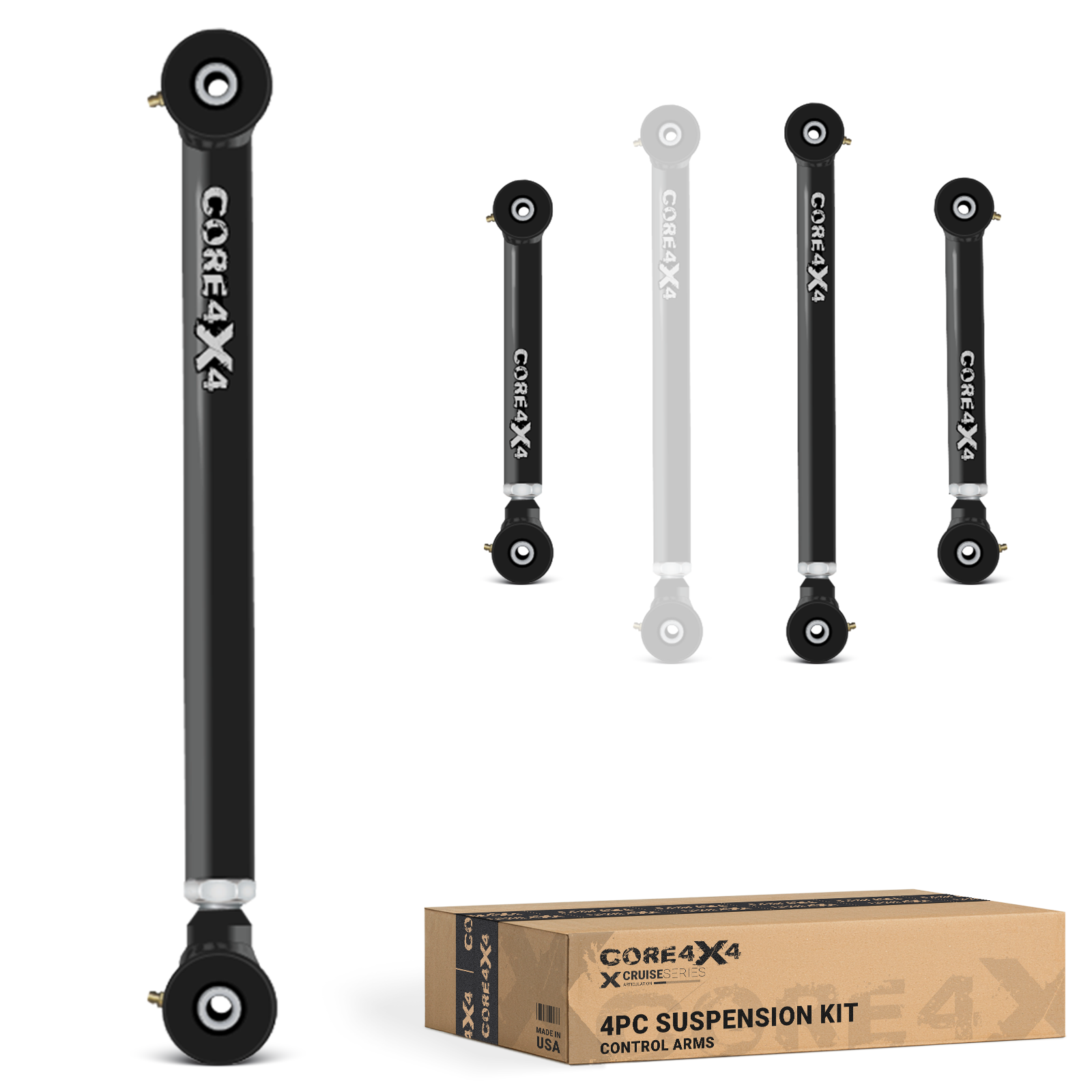 Jeep Gladiator JT 20+ 4pc Cruise Series Rear Adjustable Control Arm Kit
