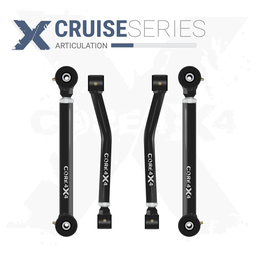 Jeep Wrangler JL / JLU 18+ 4pc Cruise Series Rear Adjustable Control Arm Kit