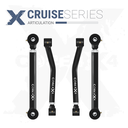 Jeep Wrangler JK / JKU 07-18 4pc Cruise Series Rear Adjustable Control Arm Kit