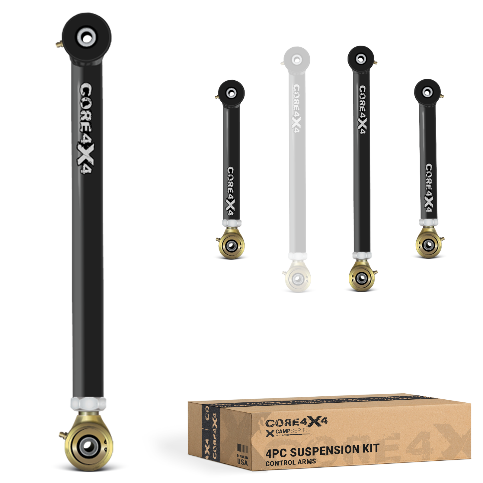 Jeep Gladiator JT 20+ 4pc Camp Series Rear Adjustable Control Arm Kit
