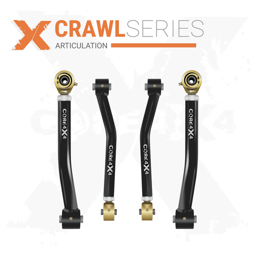 [CRL-J-JL-RS4] Jeep Wrangler JL / JLU 18+ 4pc Crawl Series Rear Adjustable Control Arm Kit