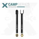 Jeep Wrangler JK / JKU 07-18 2pc Camp Series Front Upper Adjustable Control Arms