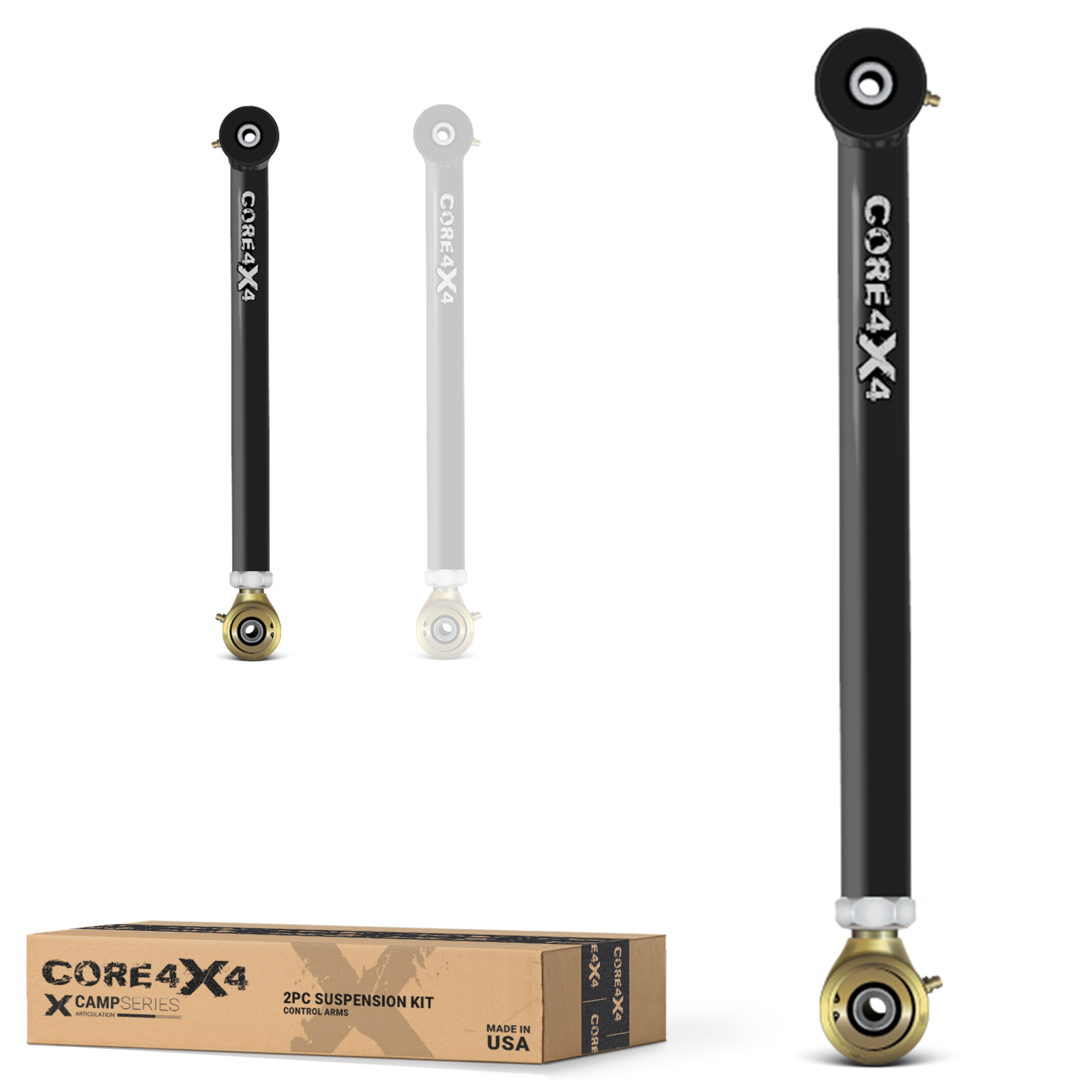 Jeep Gladiator JT 20+ 2pc Camp Series Rear Lower Adjustable Control Arms