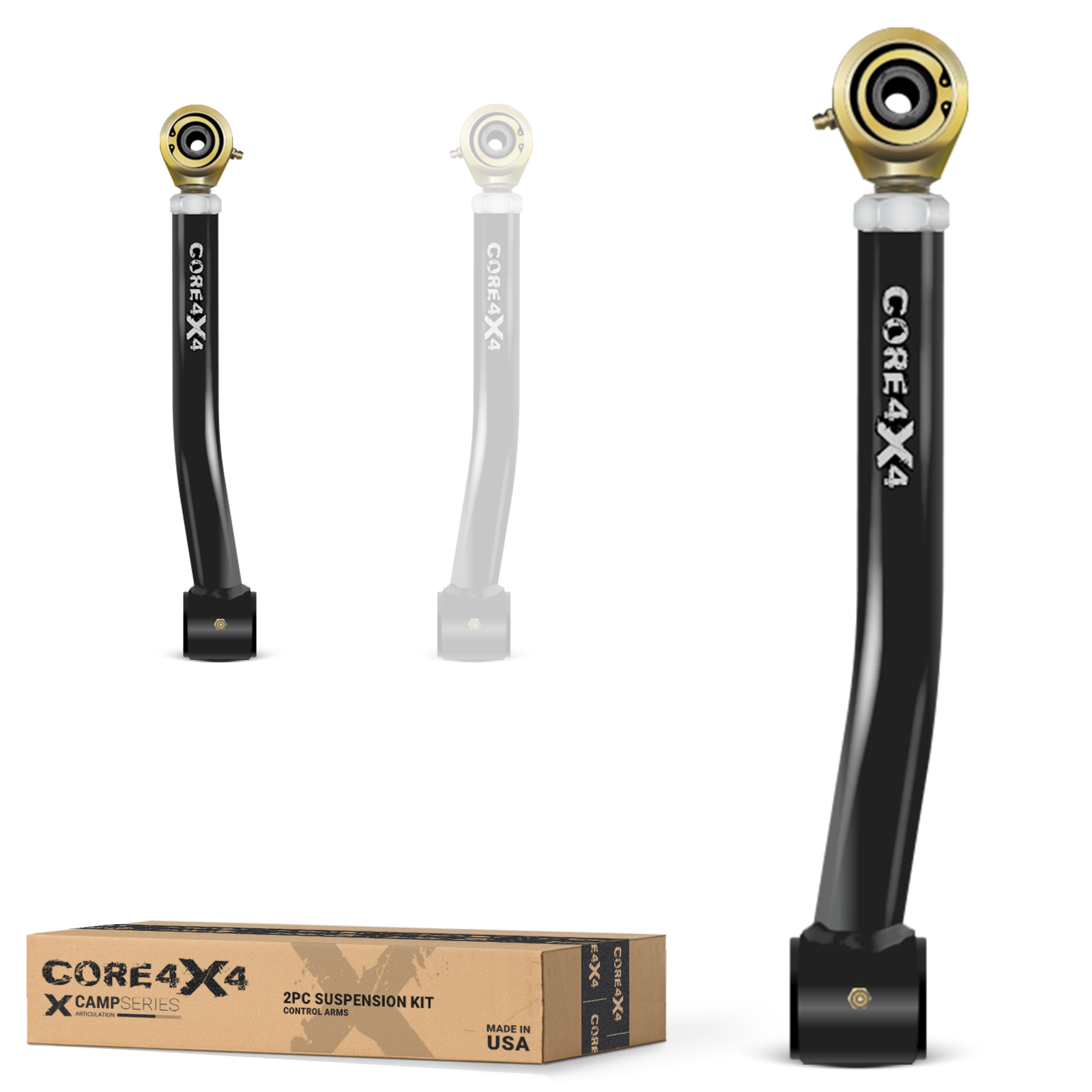 Jeep Wrangler JL / JLU 18+ 2pc Camp Series Rear Lower Adjustable Control Arms