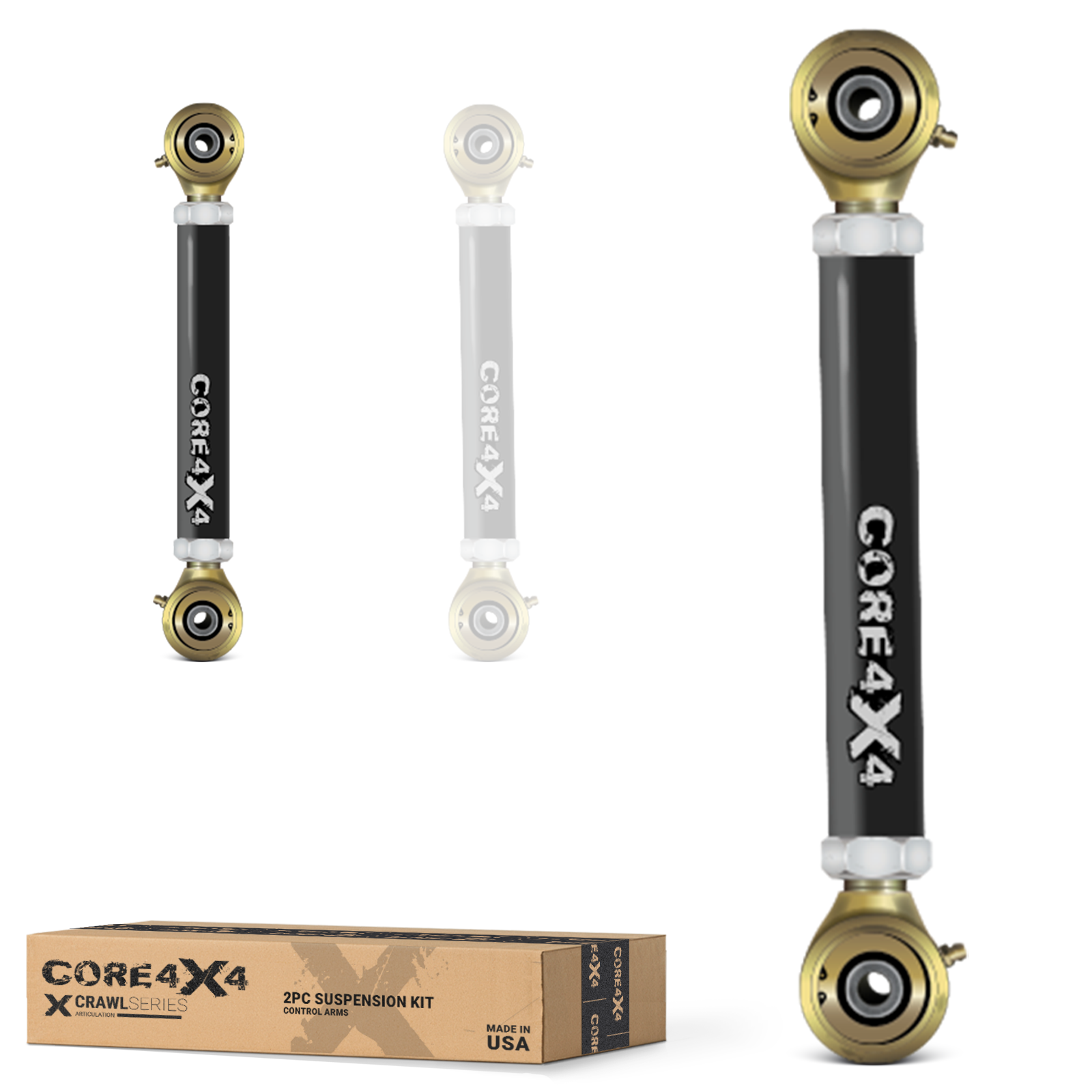 Jeep Gladiator JT 20+ 2pc Crawl Series Rear Upper Adjustable Control Arms