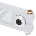 Antirock Sway Bar Arm Hardware Kit, (Tapered Aluminum Washers, Flat Head Allen Bolts, Pinch Bolt and Nut, Set for 2 Arms)