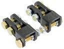 Antirock Double Shear End Link Bracket Kit, Extends Arm Length 1.5 in., Allows up to 1.25 in. Link Offset, Hardware Incl., Pair
