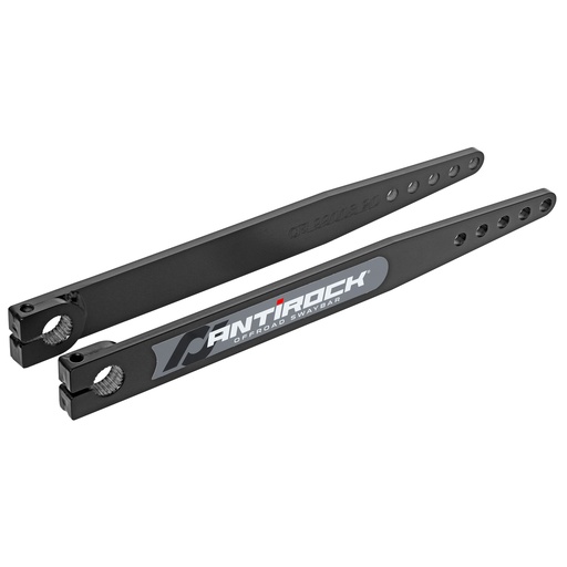 [RJ-202007-105] Antirock Fabricated Steel Sway Bar Arms, 20 in. Long, 18.195 in. C-C, 5 Holes, Incl. Stickers, Pair