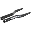 Antirock Fabricated Steel Sway Bar Arms, 19.25 in. Long, 1.7 in. Offset Bend, 5 Holes, Incl. Stickers, Pair