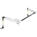Antirock Sway Bar Kit, JK Front, Bolt-On, Aluminum Frame Brackets, 7075 Billet Aluminum Arms