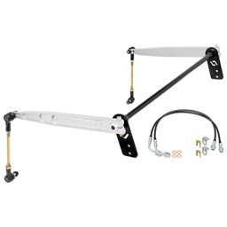 [RJ-236202-101] Antirock Sway Bar Kit, JK 4D Rear, Bolt-On, 7075 Billet Aluminum Arms, 1 in. Bar